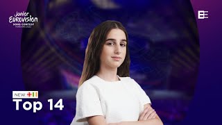 Junior Eurovision 2022 -  Top 14 (so far) + 🇬🇪🇮🇪