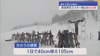 スキー場に恵みの雪 暖冬･地震で落ち込んだ客足 巻き返しを【新潟･湯沢町】スーパーＪにいがた１月17日ＯＡ