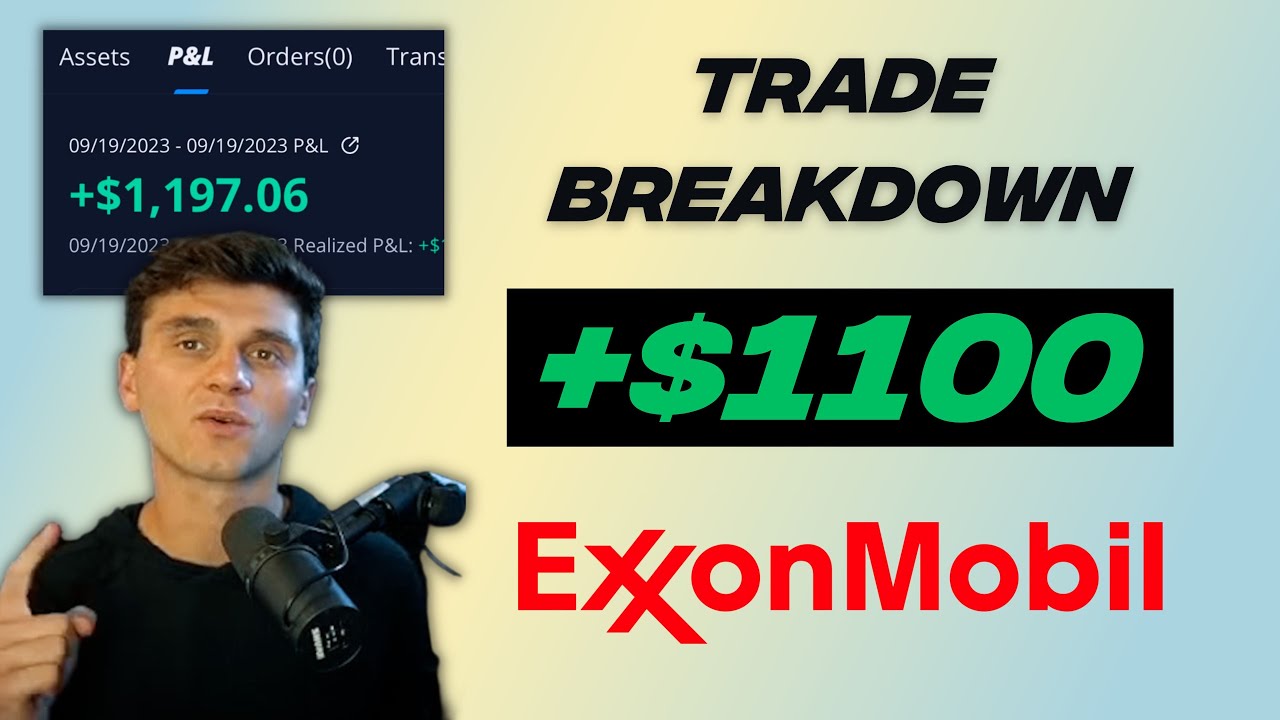 +$1100 On $XOM Put Options (Step By Step): Trade Breakdown #SPY # ...