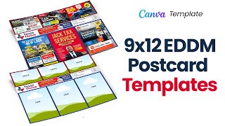 Best 9x12 Postcard Design Templates for Shared-Cost EDDM Marketing