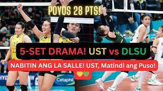 HANGGANG DULO! UST vs DLSU Nagkagirian sa 5 Sets! ⚡🔥 | UAAP SEASON 87 | Feb. 26, 2025