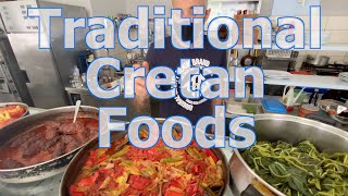 Traditional Cretan Foods @ Votsalo Beach Tavern in Myrtos, Crete