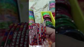 అందమైన మట్టి గాజులు one set price.150/- w.8500110097#party wear bangles 😍