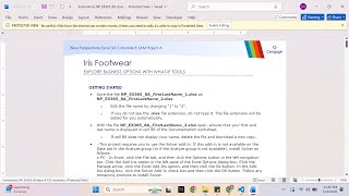 New Perspectives Excel 365 | Module 8: SAM Project A Iris Footwear