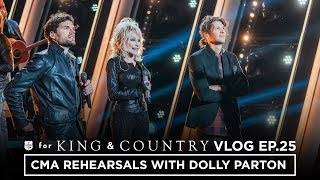 CMA Awards Rehearsal with DOLLY PARTON!
