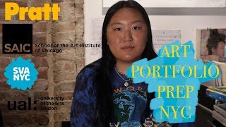Accepted Art Portfolio! //PARSONS, SVA, SAIC, PRATT AND UAL