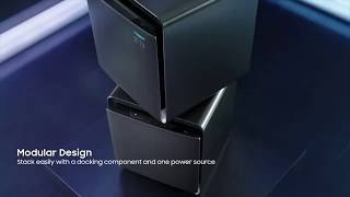 THE NEW SAMSUNG CUBE AX9500 PURE AIR PURIFIER.