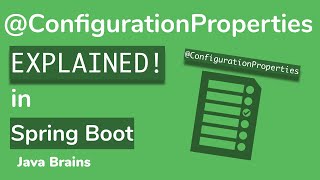 ConfigurationProperties explained - Microservice configuration with Spring Boot [06]