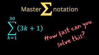 Sigma Notation Explained | Series & Summation GUIDE, Pre-Calculus 12,Algebra II