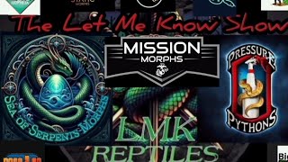 Episode 99 The Let me know show is on a mission. With Mission morphs.