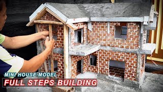 Building Dream Mini House model with bricks | Full steps as reality