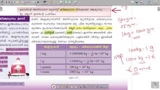 physics  അളവുകളും യൂണിറ്റുകളും PART 2