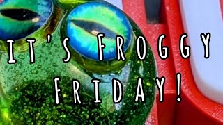 Froggy Friday, Using a Pendant Tray \u0026 UV Resin...