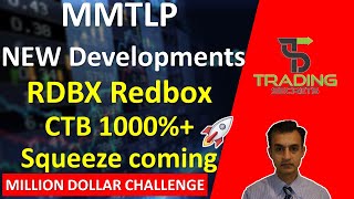 MMTLP New Updates and Developments. MMAT CTB Increasing. RDBX Redbox Has the squeeze started?