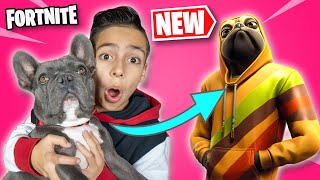 FORTNITE Gave My DOG His OWN SKIN!!! | Royalty Gaming