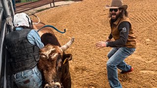Intern Gets Hooked by Bull at JB Mauney's