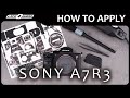 LIFE+GUARD How to apply SONY A7R3/A73 Camera Skin (ENG Subtitle)