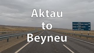 [4K] Driving from Aktau to Beyneu (KZ)