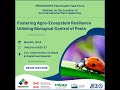 Fostering Agro-Ecosystem Resilience Utilizing Biological Control of Pests