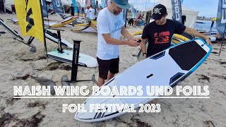 Naish Wing Boards und Foils - Foil Festival 2023