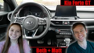 2020 Kia Forte GT Interior Review (Beth + Matt)