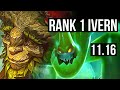 IVERN vs ZAC (JUNGLE) | Rank 1 Ivern, 4/3/20, 500+ games | EUW Challenger | v11.16