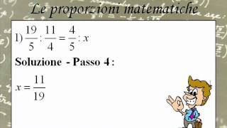 Proporzioni matematiche: esercizi con soluzione - 3