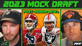 Post-Senior Bowl 2023 Mock Draft | NFL Stock Exchange
