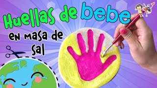 DIY: Huellas de Bebe con Harina (Regalo para Mamá)