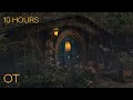 Stormy Night in Hobbiton | Soothing Rain & Rolling Thunder Sounds for Relaxing | Studying | Sleeping