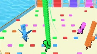 Bridge Race - All Levels Gameplay Android, iOS #shorts