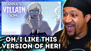 ANNA'S VILLAIN SONG - For The First Time In Forever | ANIMATIC | Disneys Frozen (REACTION)