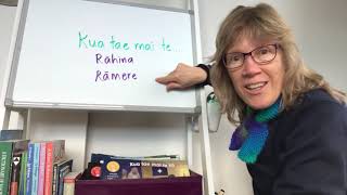 Phrase of the week - Kua tae mai te...