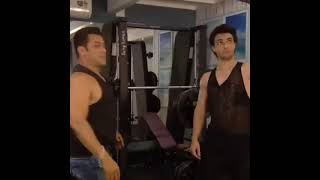 Salman Khan And Aayush Sharma  gym Workout