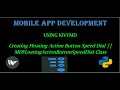Creating a Floating Action Button SpeedDial Button | KivyMD |  MDFLoatingActionButtonSpeedDial class