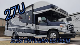 The 2025 ENTEGRA ESTEEM 27U is the LUXURY CLASS C MOTORHOME you've been waiting for!