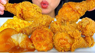 ASMR CHURCH'S FRIED CHICKEN DRENCH IN JALAPEÑO JUICE AND MAC N' CHEESE | MUKBANG | ASMR Phan