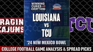 TCU vs Louisiana 2024 New Mexico Bowl Model Picks \u0026 Prediction Against the Spread