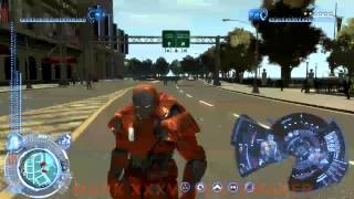ALL IRON MAN SUITS 31 ARMORS IN GTA IV 1080p