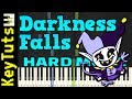 Darkness Falls from Deltarune - Hard Mode [Piano Tutorial] (Synthesia)