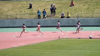 2017東部高校総体　女子400m　予選2組