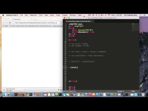 Javascript Tutorial For Beginners #25 Controlling Decimal Places With Numbers Javascript Tutorial For Beginners #25 Controlling Decimal Places With Numbers