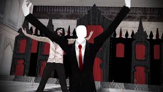 MMD Creepypasta SlenderMan and Jeff the killer /Sub Urban - Cradles motion DL