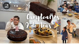 Cumpleaños de Anas 🎉| pastel 3 ingredientes solo| fiesta improvisada