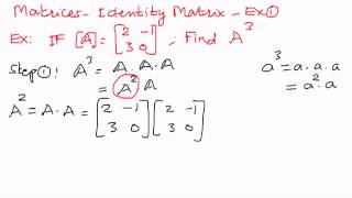 Identity Matrix Example 1