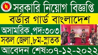 BGB job circular 2022🔥 বর্ডার গার্ড বাংলাদেশ(বিজিবি) অসামরিক পদে  নিয়োগ বিজ্ঞপ্তি