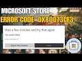 Fix Microsoft Store Error Code 0x80073CF3 In Windows