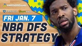 NBA DFS Strategy 1/7/22 | DraftKings & FanDuel NBA Picks