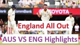 Australia vs England 1st Test Cricket Highlights | England Australia Highlights | One Day Cricket