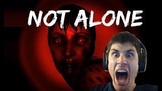 TERRIFYING INDIE HORROR GAME! | Not Alone Horror Game | The Frustrated Gamer